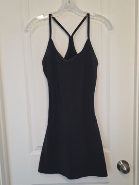 Outdoor Voices Black Active Tank Dress